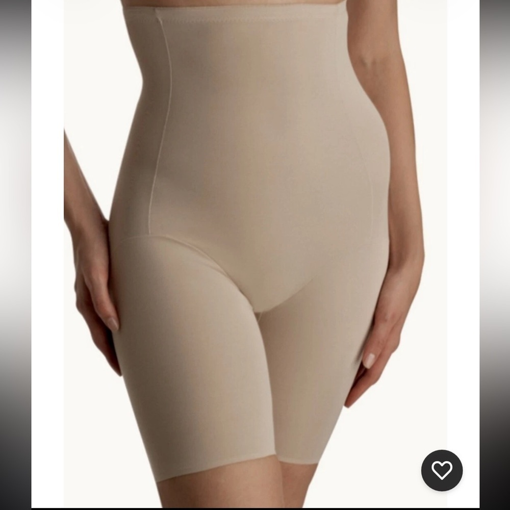 NAOMI NICOLE Nude Opaque Comfortable Firm Control High Waist Boy Shorts women 3X